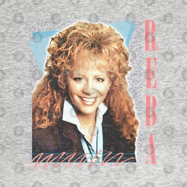 Reba McEntire // Vintage Faded 80s Style Fan Design by DankFutura